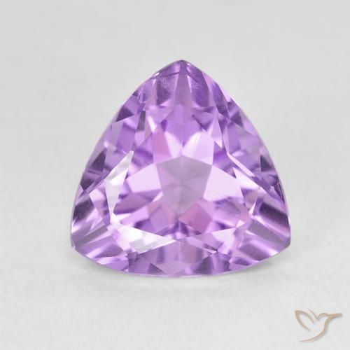 2.88ct 天然 濃いパープルがかったバイオレット アメジスト, トリリオン, VS