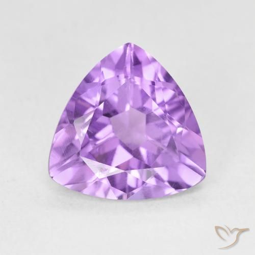 2.62ct 天然 ピンクがかったバイオレット アメジスト, トリリオン, VS