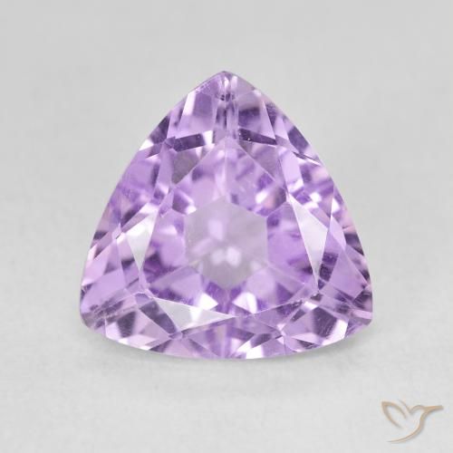 3.03ct 天然 ピンクがかったバイオレット アメジスト, トリリオン, VS