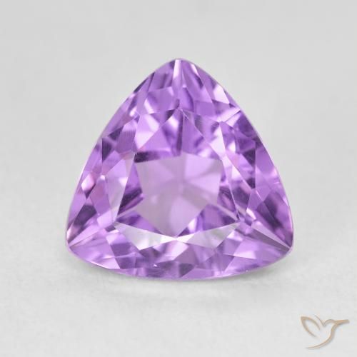 3.06ct 天然 ピンクがかったバイオレット アメジスト, トリリオン, VVS