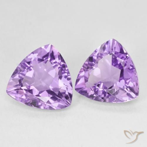 Shop natural 5.61ct 濃いアイリスバイオレット アメジスト gems, トリリオン, from ブラジル at GemSelect. In stock, global shipping!