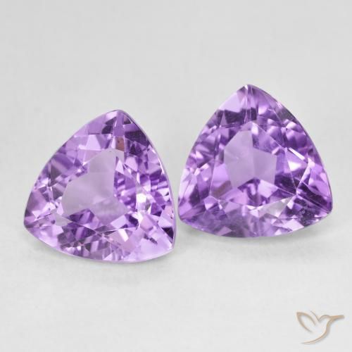 Shop natural 5.84ct ミディアムバイオレット アメジスト gems, トリリオン, from ブラジル at GemSelect. In stock, global shipping!