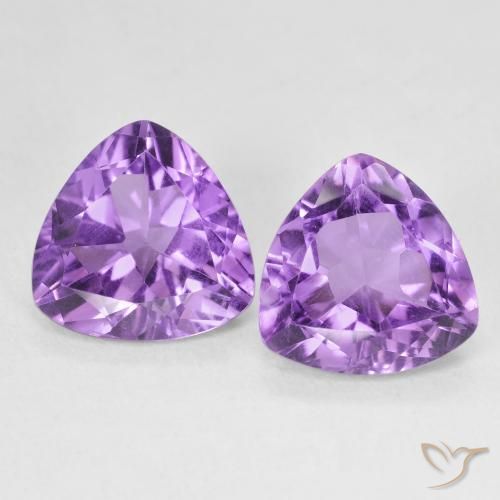 Shop natural 5.54ct ミディアムバイオレット アメジスト gems, トリリオン, from ブラジル at GemSelect. In stock, global shipping!