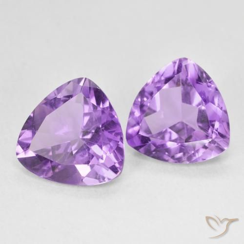 Shop natural 5.54ct ミディアムバイオレット アメジスト gems, トリリオン, from ブラジル at GemSelect. In stock, global shipping!