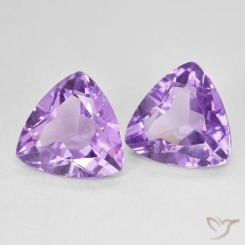 Shop natural 5.51ct ミディアムバイオレット アメジスト gems, トリリオン, from ブラジル at GemSelect. In stock, global shipping!