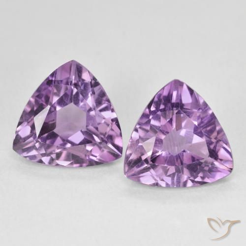 Shop natural 5.72ct 薄いミディアムバイオレット アメジスト gems, トリリオン, from ブラジル at GemSelect. In stock, global shipping!
