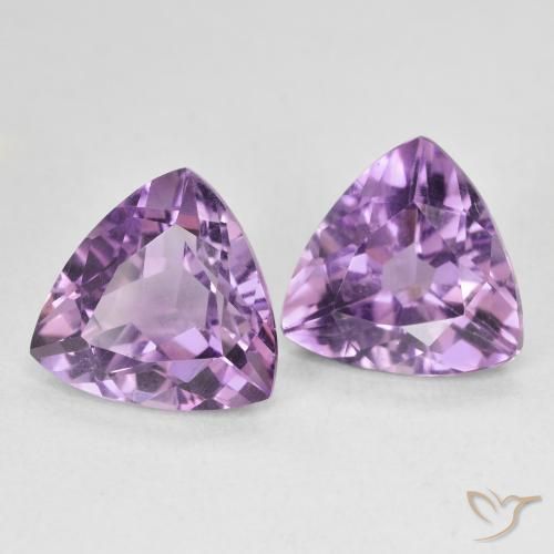 Shop natural 5.72ct 薄いミディアムバイオレット アメジスト gems, トリリオン, from ブラジル at GemSelect. In stock, global shipping!