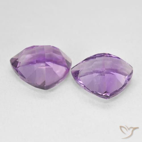 Shop natural 5.72ct 薄いミディアムバイオレット アメジスト gems, トリリオン, from ブラジル at GemSelect. In stock, global shipping!
