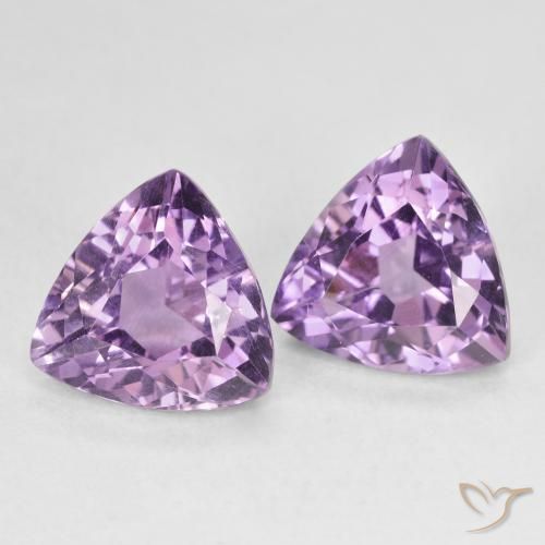 Shop natural 5.83ct ミディアムバイオレット アメジスト gems, トリリオン, from ブラジル at GemSelect. In stock, global shipping!