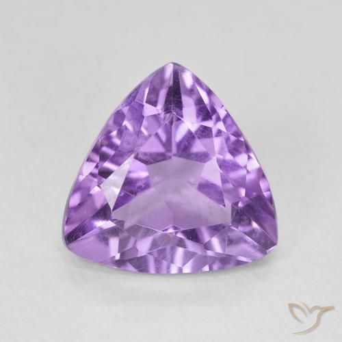 2.71ct 天然 ディープバイオレット アメジスト, トリリオン, VVS-VS