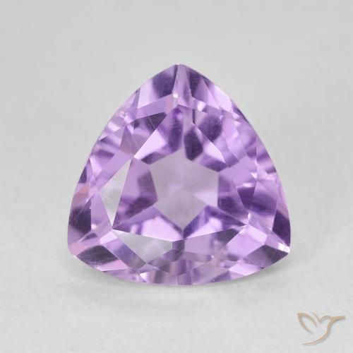 2.97ct 天然 鮮やかなバイオレット アメジスト, トリリオン, VVS-VS