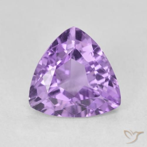 2.78ct 天然 鮮やかなバイオレット アメジスト, トリリオン, VVS-VS