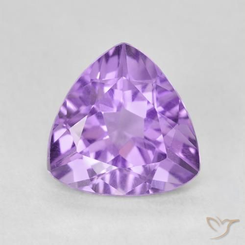 2.83ct 天然 濃いパープルがかったバイオレット アメジスト, トリリオン, VVS-VS
