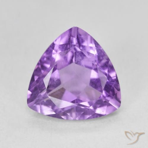 2.99ct 天然 濃いアイリスバイオレット アメジスト, トリリオン, VVS