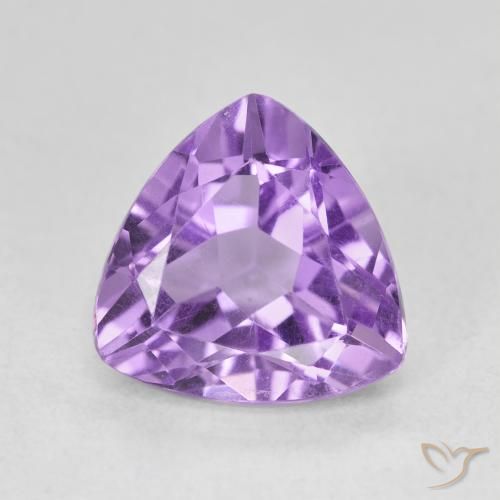 3.03ct 天然 ディープバイオレット アメジスト, トリリオン, VVS