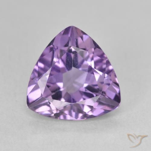 2.99ct 天然 鮮やかなバイオレット アメジスト, トリリオン, VVS-VS