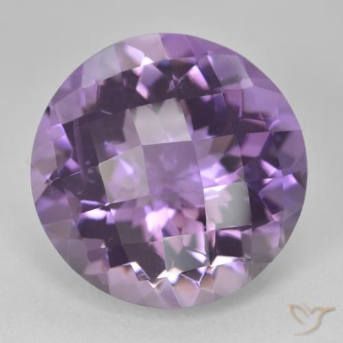 18.67ct 天然 パープルがかったバイオレット アメジスト, ラウンド, VVS-VS
