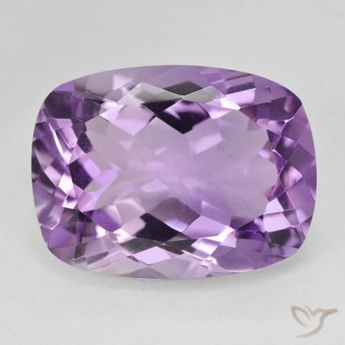 18.10ct 天然 パープルがかったバイオレット アメジスト, クッション, VVS