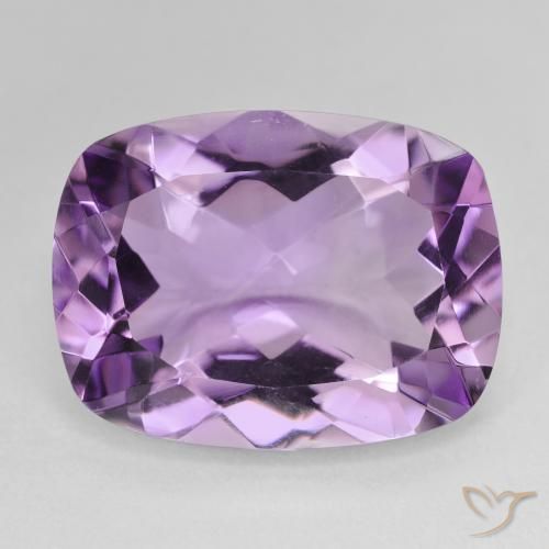 15.85ct 天然 Medium Light Purplish-Violet アメジスト, クッション, VVS