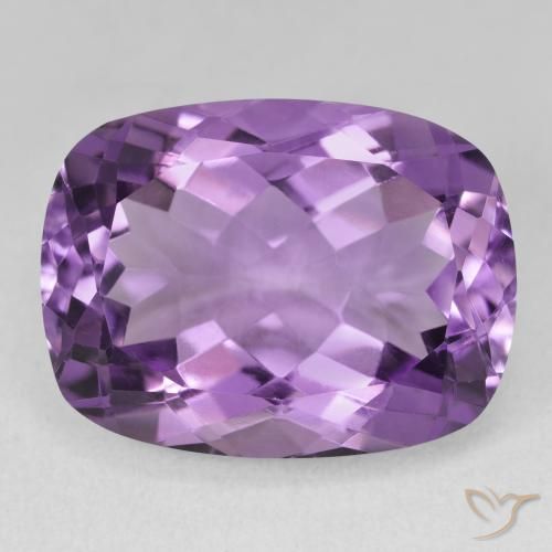 19.29ct 天然 パープルがかったバイオレット アメジスト, クッション, VVS-VS