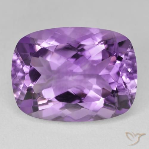 19.31ct 天然 濃い紫 アメジスト, クッション, VVS-VS