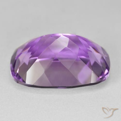 18.40カラットの天然Medium Light-Violetアメジスト、クッション、VVS-VS