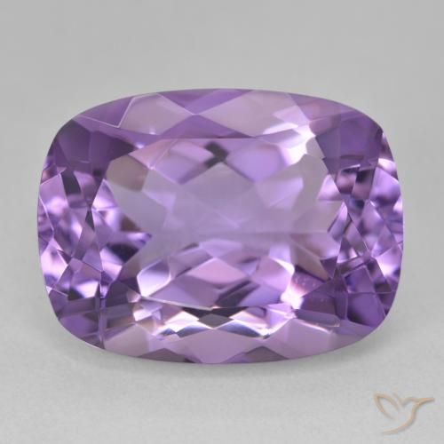 19.39ct 天然 ピンクがかったバイオレット アメジスト, クッション, VVS