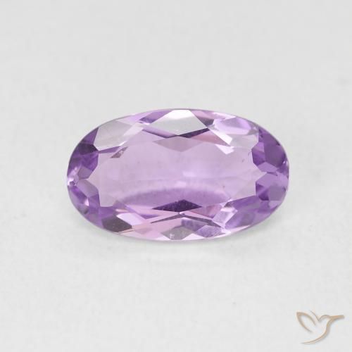 1.40ct 天然 ディープバイオレット アメジスト, 楕円形, VVS-VS