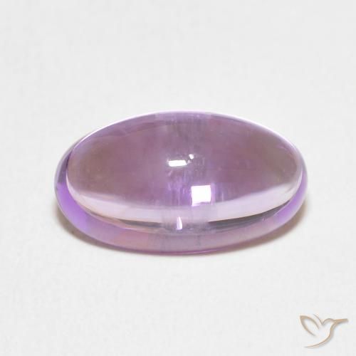 3.71ct 天然 ミディアムピンクバイオレット アメジスト, 楕円形, 透明