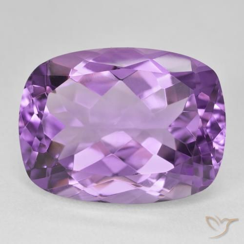 18.82ct 天然 Medium Dark-Violet アメジスト, クッション, VVS