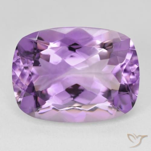19.13ct 天然 ピンクがかったバイオレット アメジスト, クッション, VVS