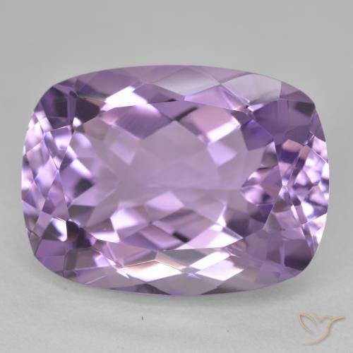 20.24ct 天然 ミディアムバイオレット アメジスト, クッション, VVS