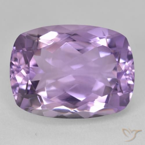 20.58ct 天然 ミディアムバイオレット アメジスト, クッション, VVS