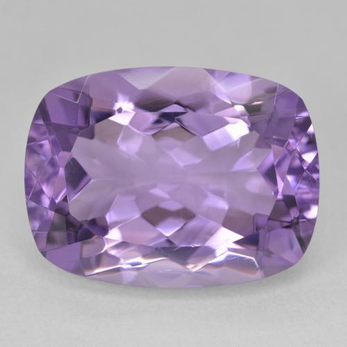 18.54ct 天然 ミディアムバイオレット アメジスト, クッション, VVS