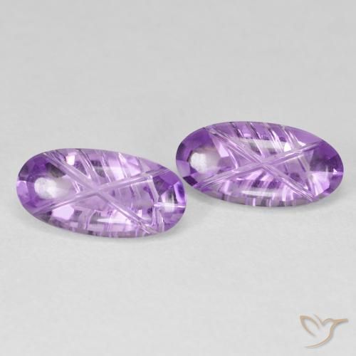 Shop natural 4.09ct ミディアムパープルがかったバイオレット アメジスト gems, 楕円形, from ブラジル at GemSelect. In stock, global shipping!