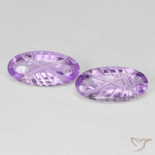 Shop natural 3.46ct 明るいピンクがかった紫 アメジスト gems, 楕円形, from ブラジル at GemSelect. In stock, global shipping!