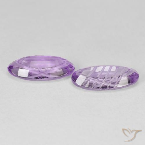 Shop natural 3.46ct 明るいピンクがかった紫 アメジスト gems, 楕円形, from ブラジル at GemSelect. In stock, global shipping!