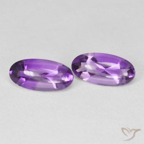 Shop natural 2.28ct ミディアムバイオレット アメジスト gems, 楕円形, from ブラジル at GemSelect. In stock, global shipping!