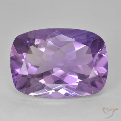 12.04ct 天然 ディープバイオレット アメジスト, クッション, VVS