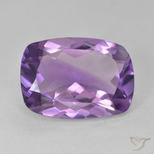 11.39ct 天然 Medium Light Purplish-Violet アメジスト, クッション, VVS