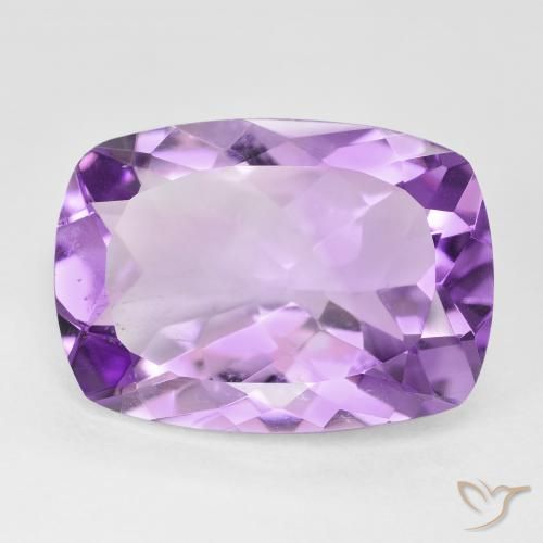 10.92ct 天然 ピンクがかったバイオレット アメジスト, クッション, VVS