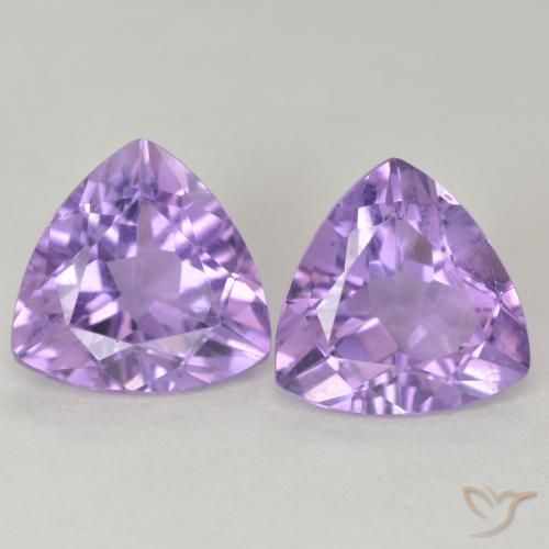 Shop natural 5.55ct ミディアムバイオレット アメジスト gems, トリリオン, from ブラジル at GemSelect. In stock, global shipping!