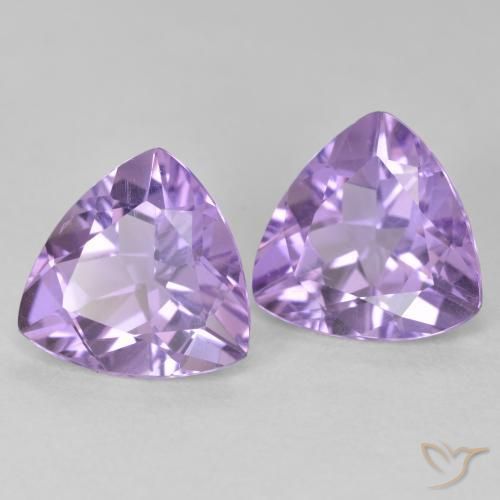 Shop natural 5.30ct ミディアムバイオレット アメジスト gems, トリリオン, from ブラジル at GemSelect. In stock, global shipping!