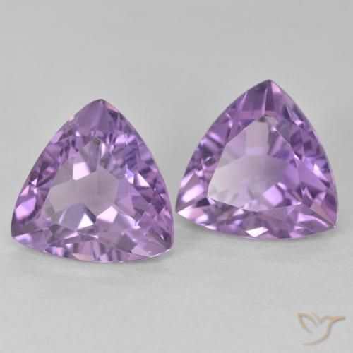 Shop natural 5.65ct ミディアムバイオレット アメジスト gems, トリリオン, from ブラジル at GemSelect. In stock, global shipping!
