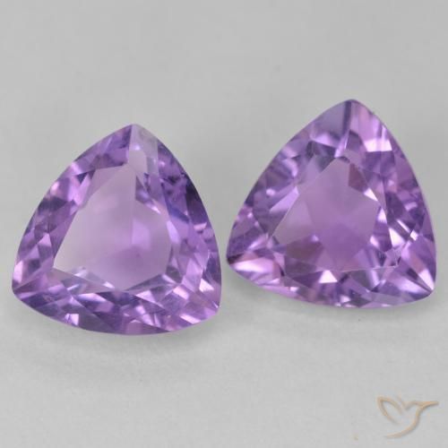 Shop natural 5.58ct ミディアムバイオレット アメジスト gems, トリリオン, from ブラジル at GemSelect. In stock, global shipping!
