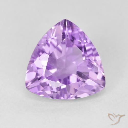 2.94ct 天然 ライトバイオレット アメジスト, トリリオン, VVS-VS