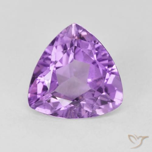 2.78ct 天然 ピンクがかったバイオレット アメジスト, トリリオン, VVS-VS
