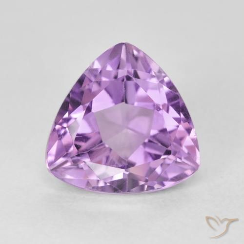 3.23ct 天然 ピンクがかったバイオレット アメジスト, トリリオン, VVS-VS