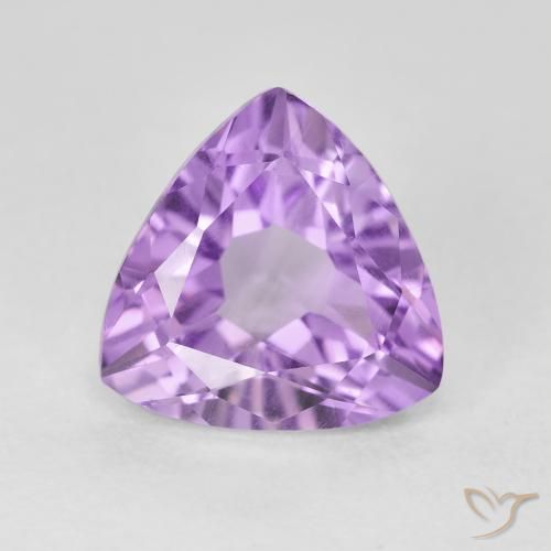 2.93ct 天然 ミディアムバイオレット アメジスト, トリリオン, VVS-VS