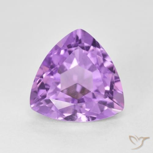 3.20ct 天然 ピンクがかったバイオレット アメジスト, トリリオン, VVS-VS